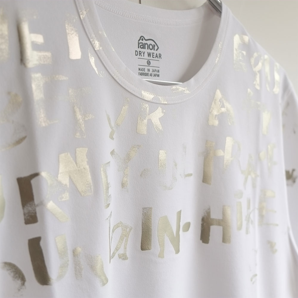 PLATINUM HAKU PRINT T-SHIRT