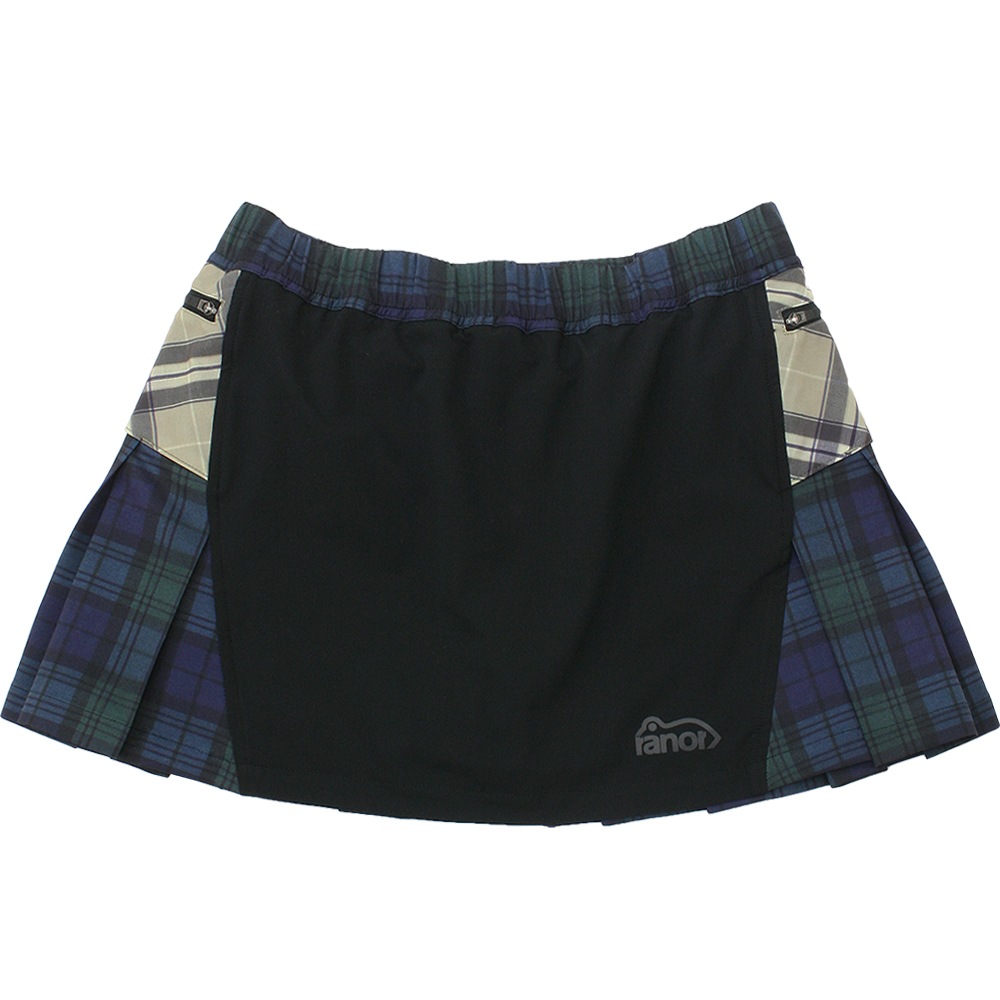 TARTAN CHECK CRAZY PLEATS SKIRT 