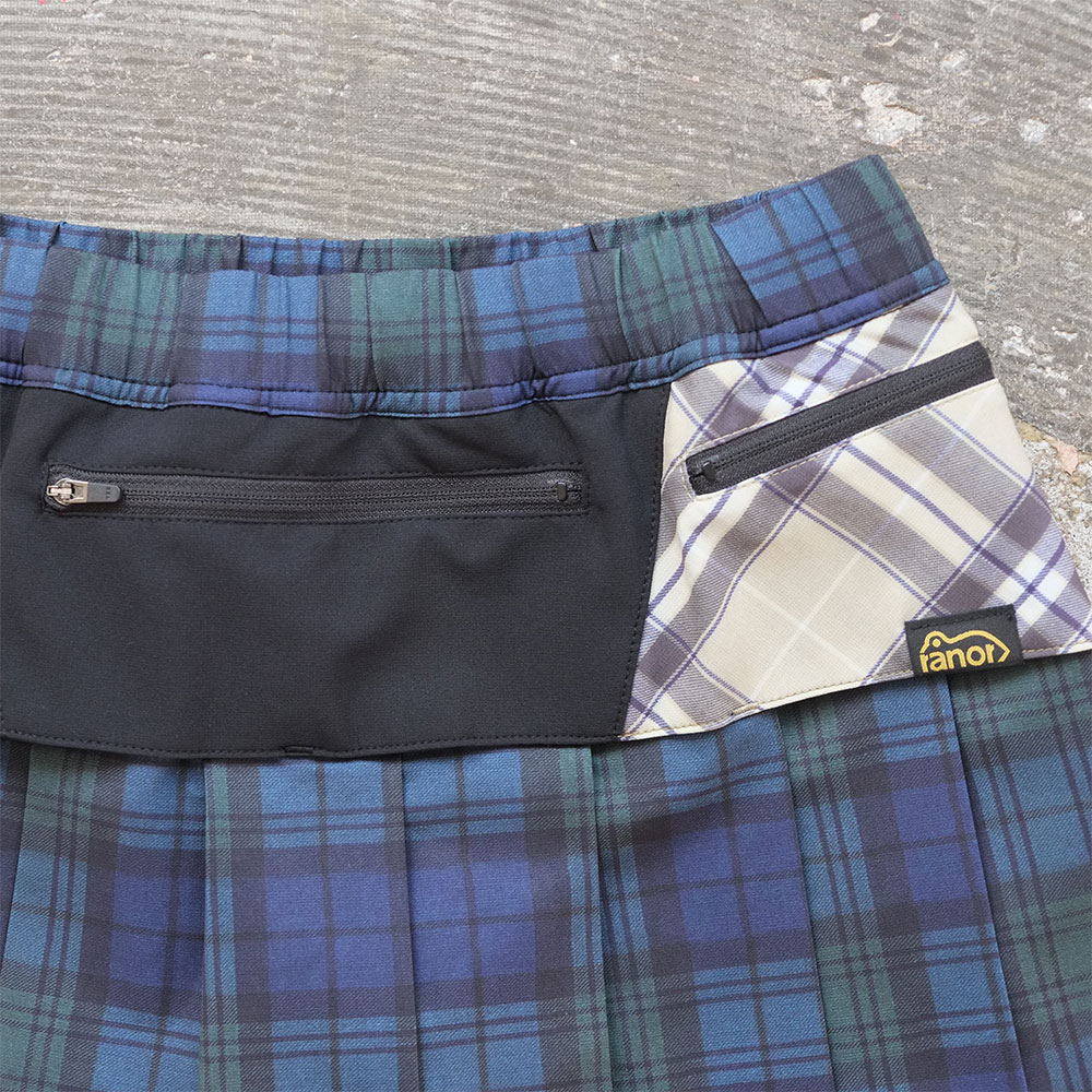 TARTAN CHECK CRAZY PLEATS SKIRT 
