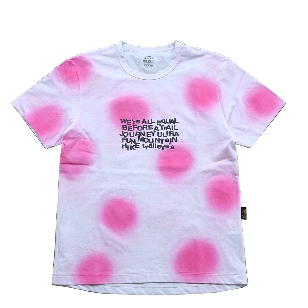 HAND SPRAY DOT PRINT T-SHIRT