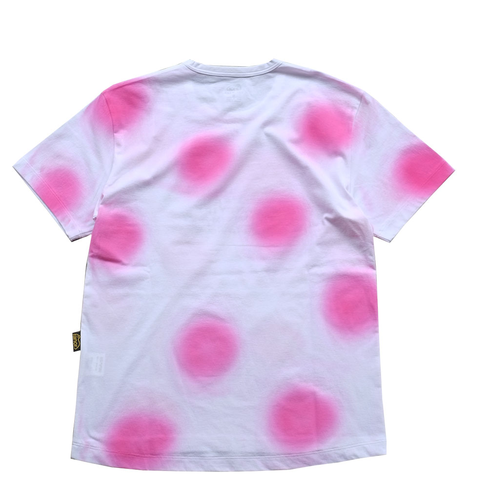 HAND SPRAY DOT PRINT T-SHIRT
