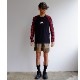 PATCHWORK MIDDLE SHORTS