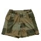 PATCHWORK MIDDLE SHORTS