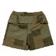 PATCHWORK MIDDLE SHORTS