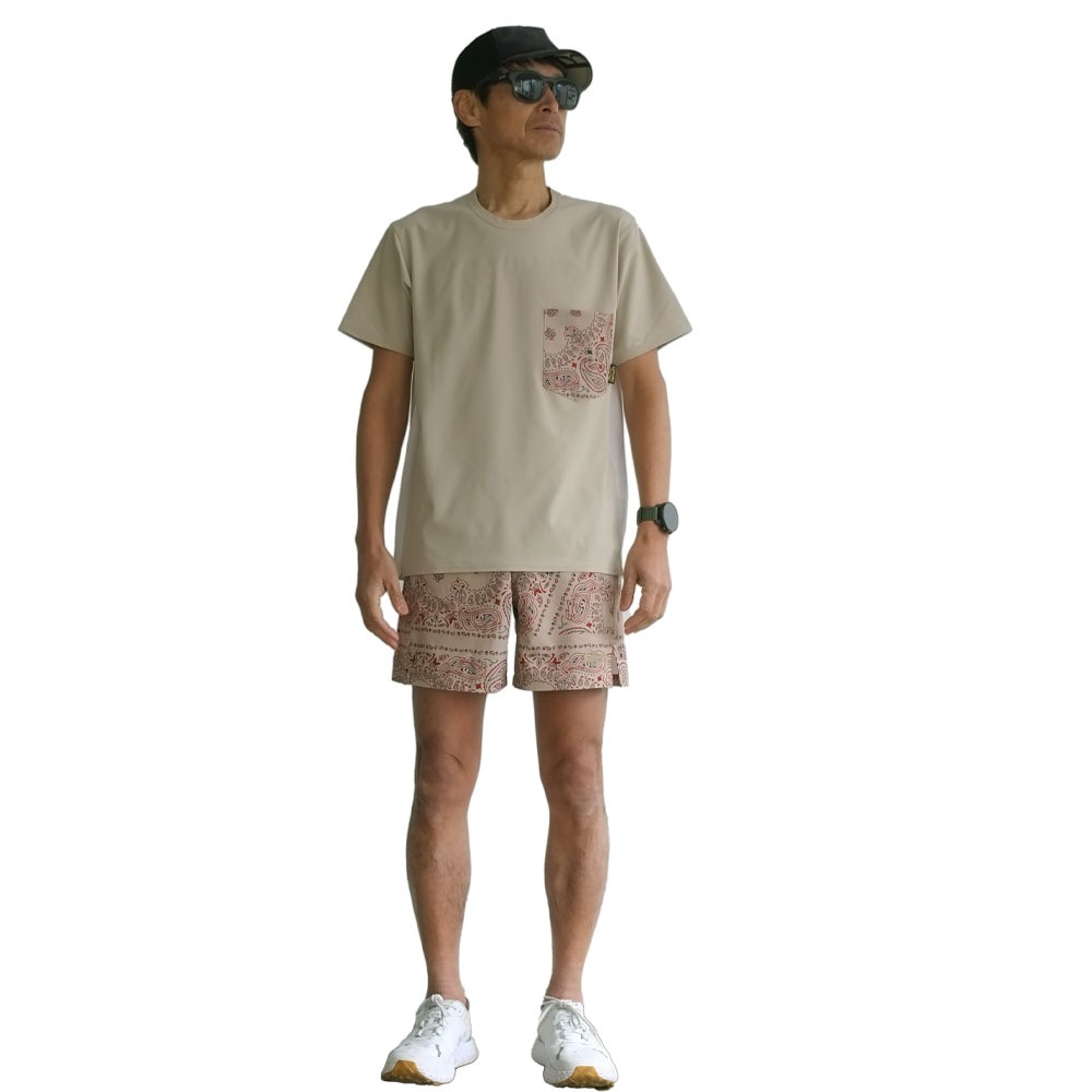 PB-BANDANA MIDDLE SHORTS