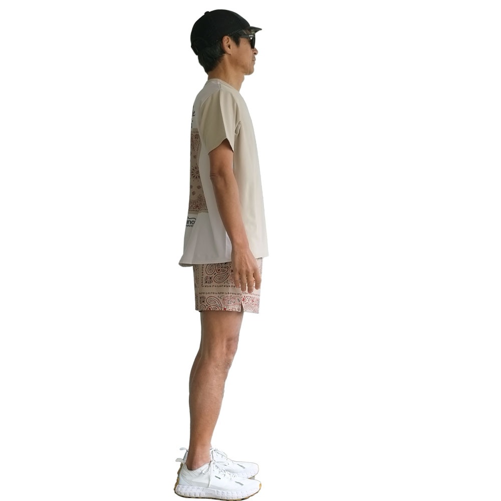 PB-BANDANA MIDDLE SHORTS