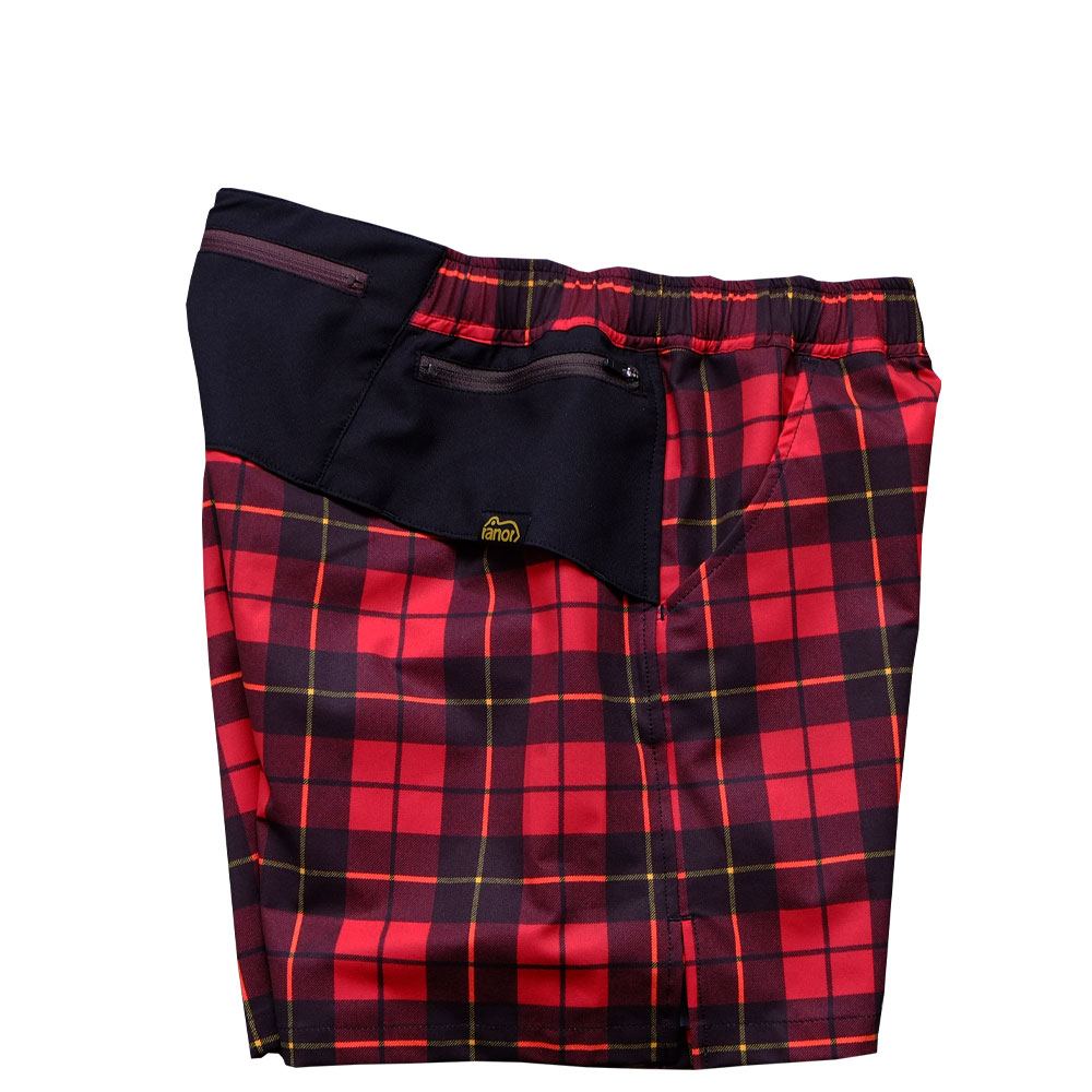 TARTAN CHECK MACQUEEN MIDDLE SHORTS 