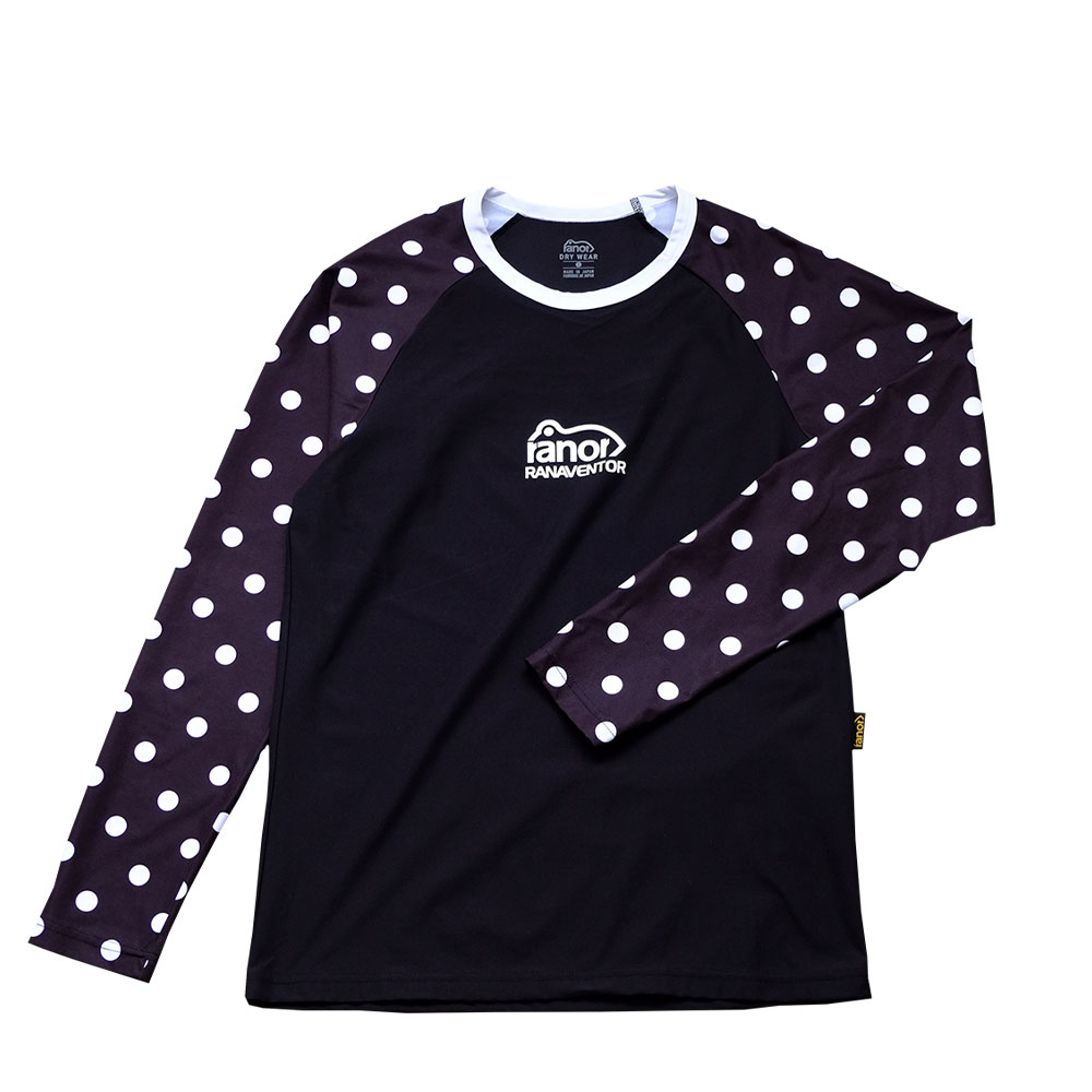 SLEEVE PATTERN RAGURAN LONG T-SHIRT