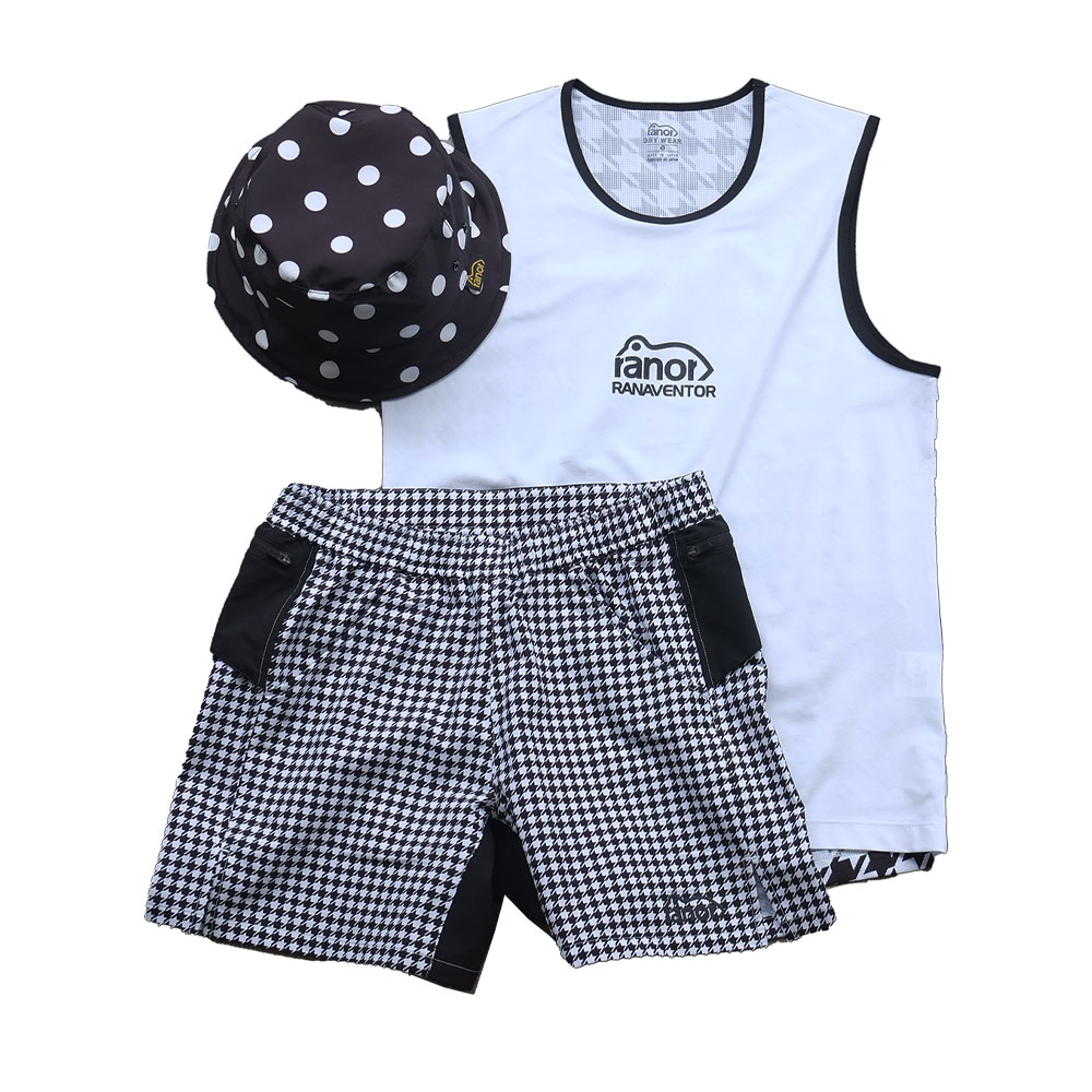 新品】ranor（ラナー） DOTS MIDDLE SHORTS sizeS