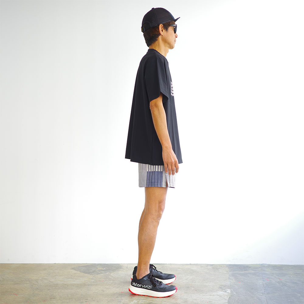 STRIPE PW MIDDLE SHORTS