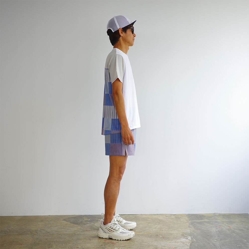 STRIPE PW MIDDLE SHORTS