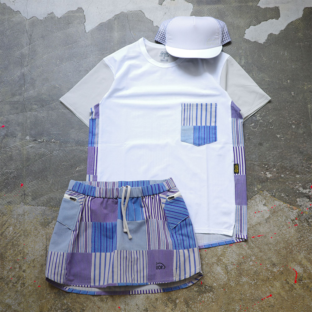 STRIPE PW SKIRT 