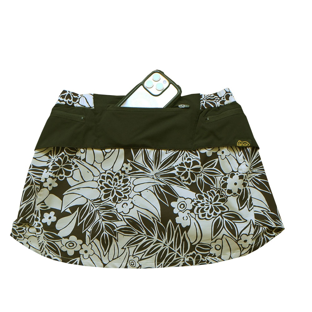 LEAF PATTERN SKIRTrestock