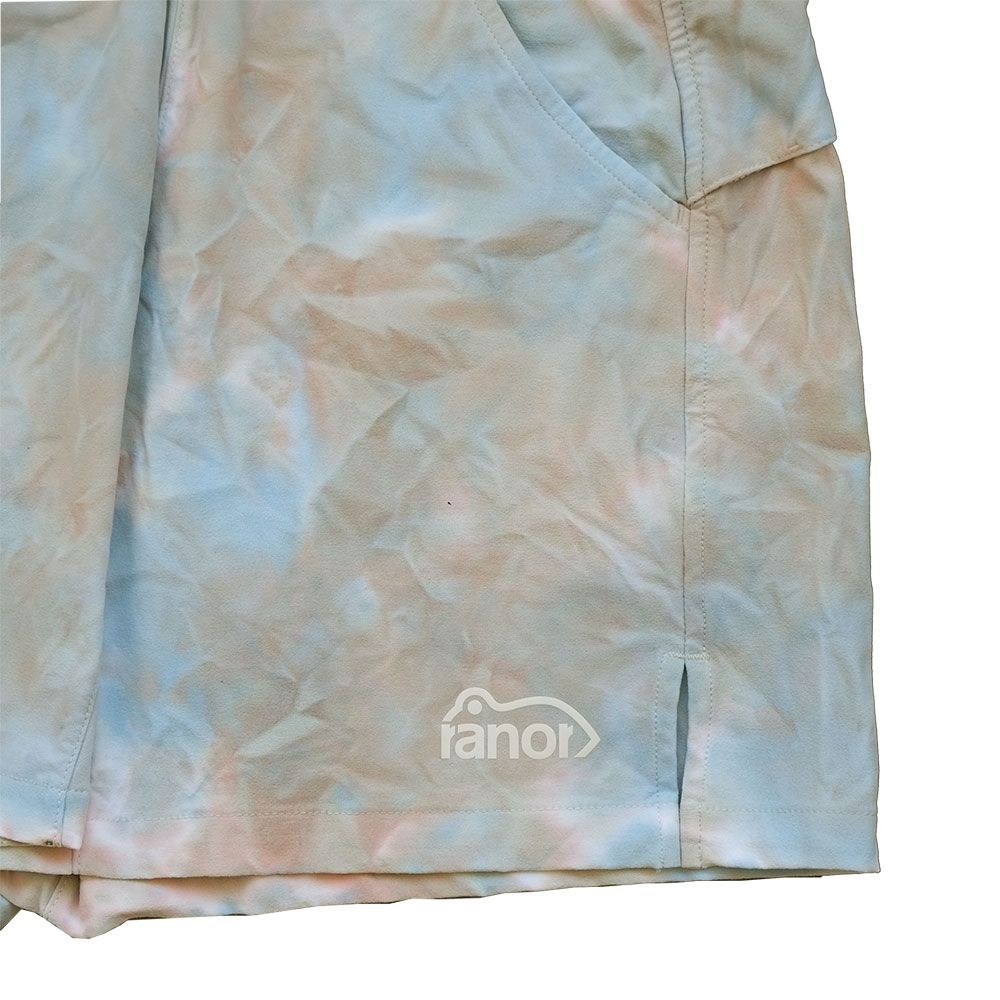 TIE DYEING MIDDLE SHORTS