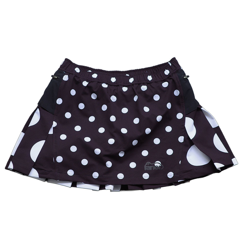 DOT PLEATS SKIRT