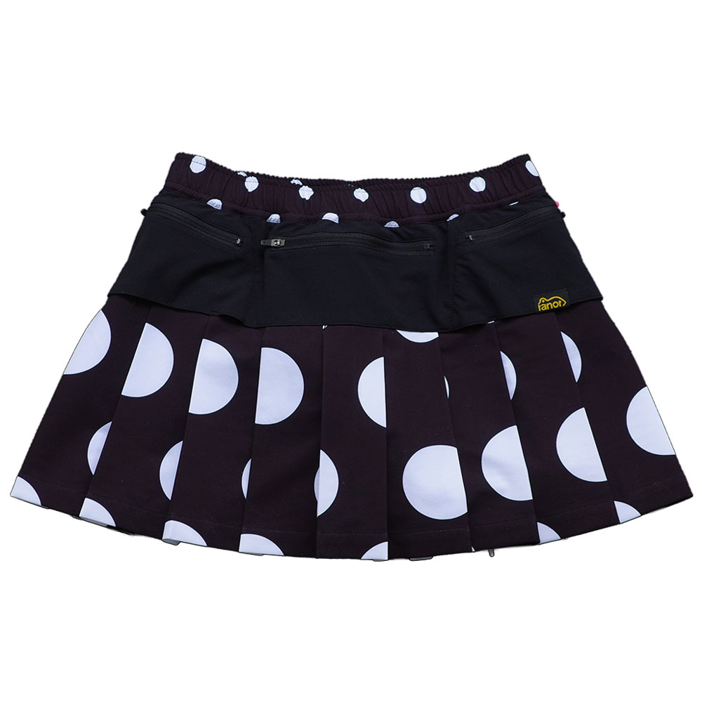 DOT PLEATS SKIRT