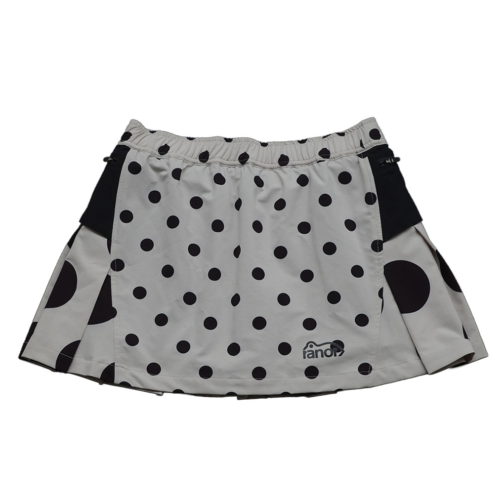 DOT PLEATS SKIRT
