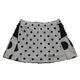 DOT PLEATS SKIRT