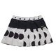 DOT PLEATS SKIRT