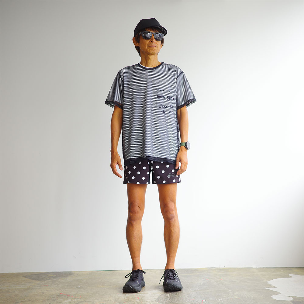 LAYERED MESH T-SHIRT