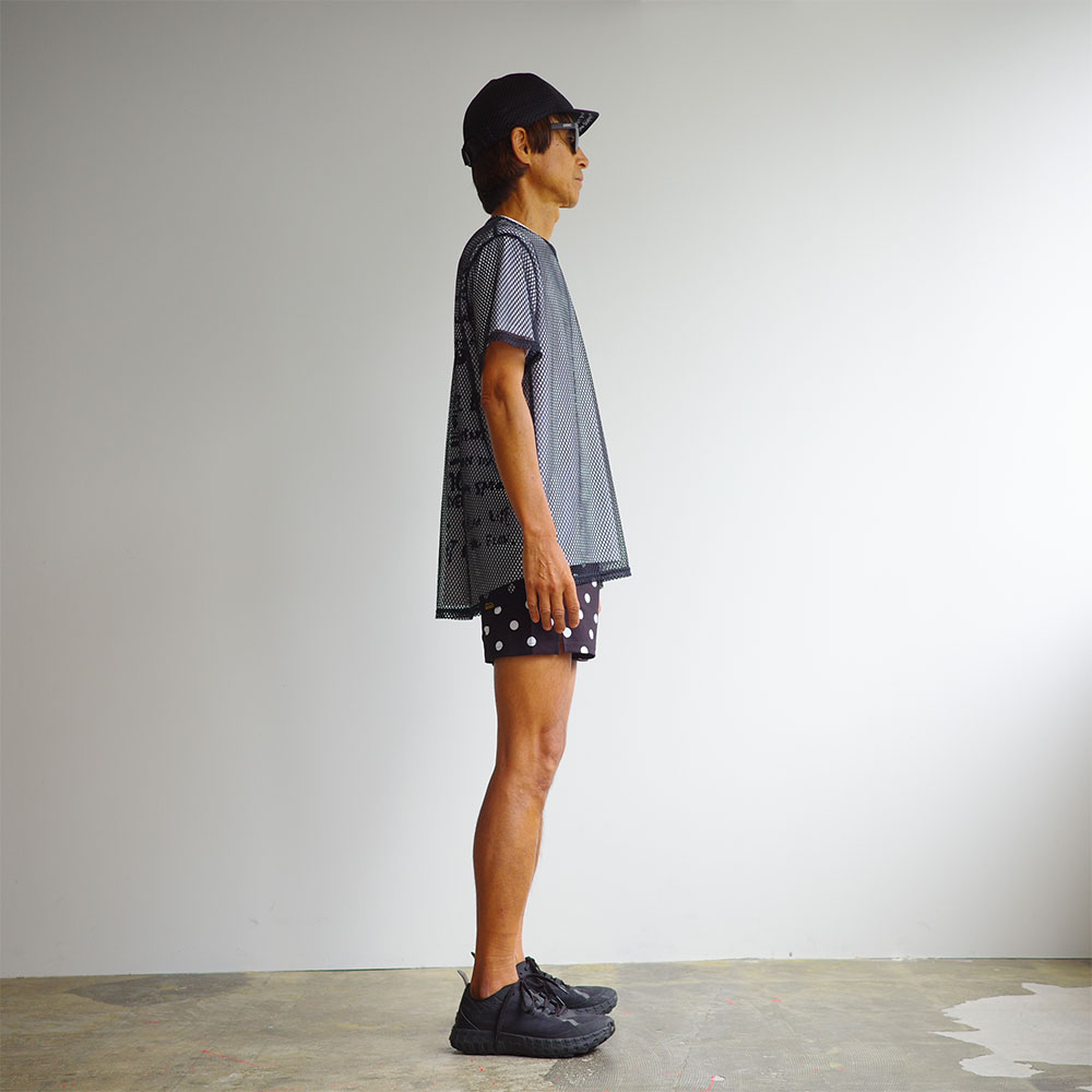 LAYERED MESH T-SHIRT
