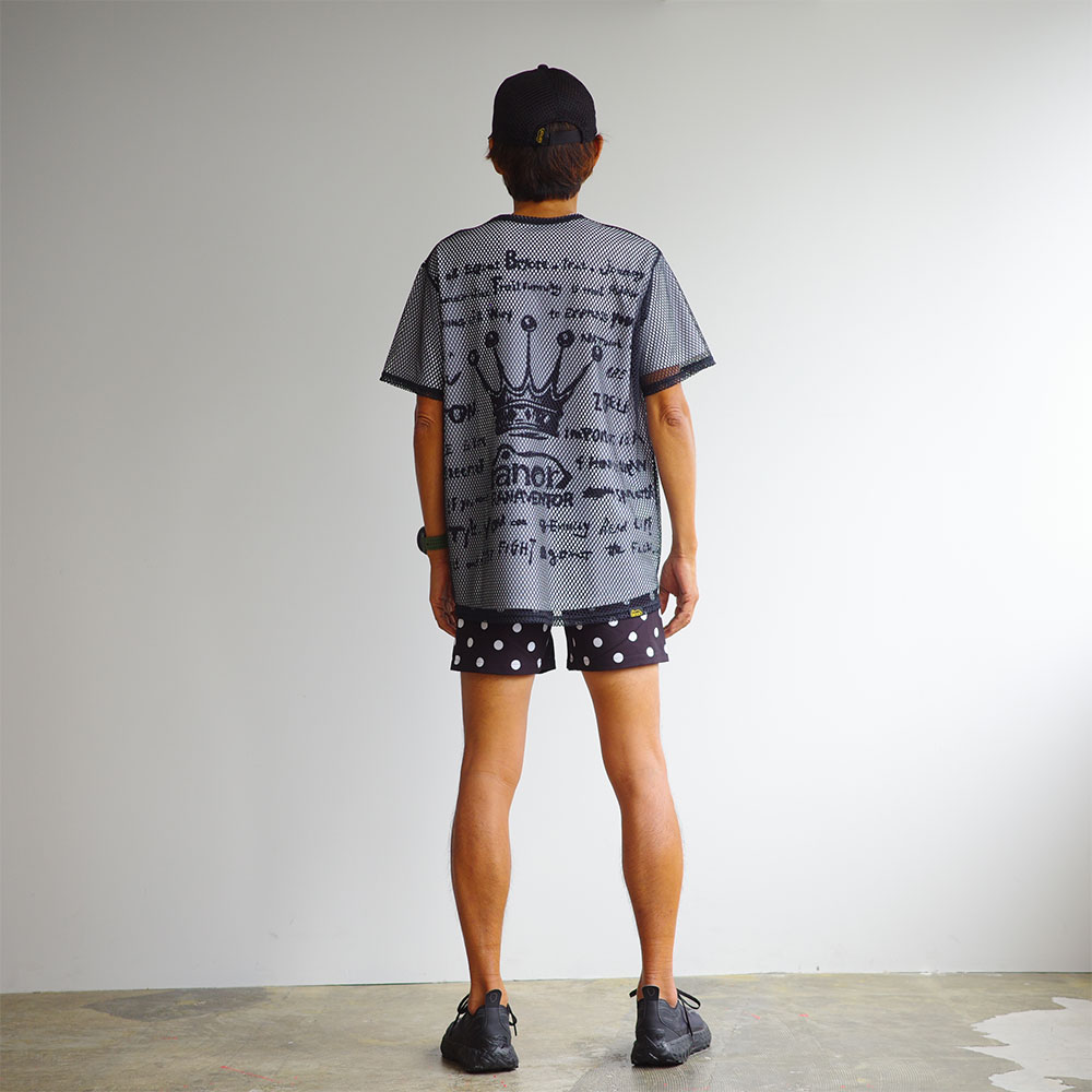 LAYERED MESH T-SHIRT