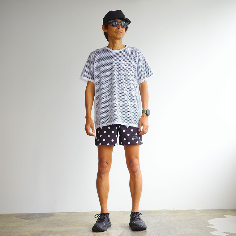 LAYERED MESH T-SHIRT