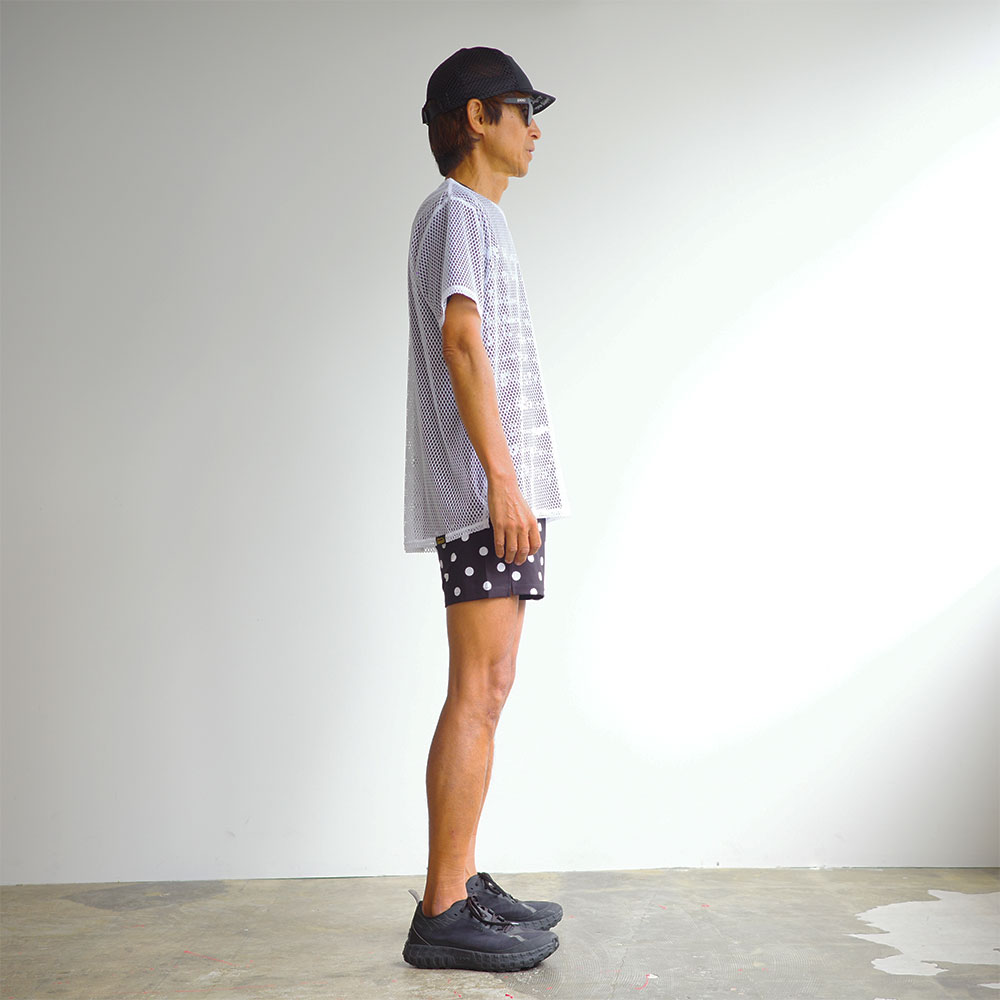 LAYERED MESH T-SHIRT