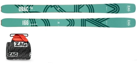 2025-26 ZAG Ubac 95 Lady 専用スキン(POMOCA製)付き | スキー