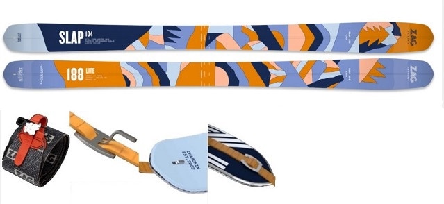 2025-26 ZAG SLAP LITE 104 専用スキン(POMOCA製)付 | スキー