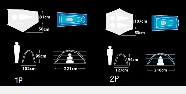 NEMOホーネットエリートオズモ1Pフットプリント付 NEMO】Hornet Storm