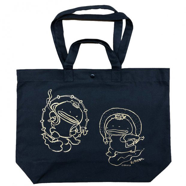 キャラ展 カパル風雷トートバッグ(黒)