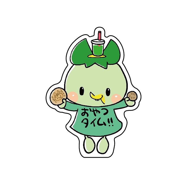 JKカッパのコタロウ 8mmアクリルマスコット(おやつタイム)【kpkt】【カッパのコタロウキャンペーン対象商品】