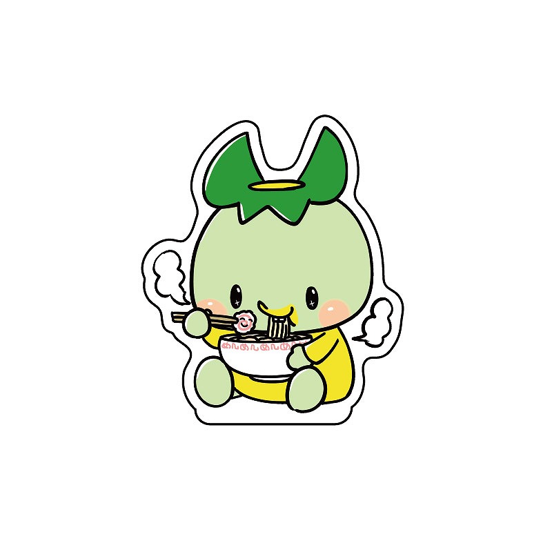 JKカッパのコタロウ 8mmアクリルマスコット(ラーメン)【kpkt】【カッパのコタロウキャンペーン対象商品】