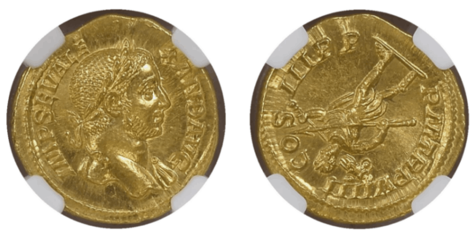 古代ローマ帝国 AD 222-235 アレクサンデル セウェルス デナリウス銀貨