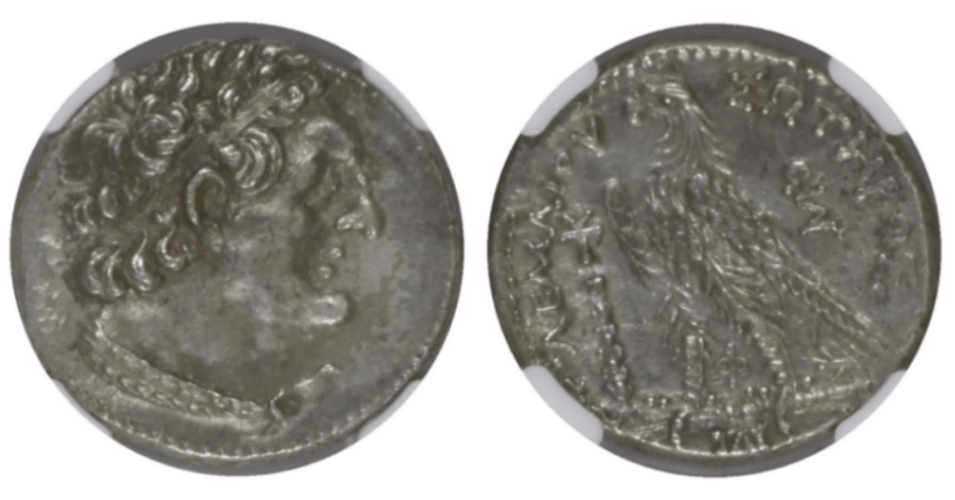 古代ギリシャ エジプト プトレマイオス2世 テトラドラクマ銀貨
