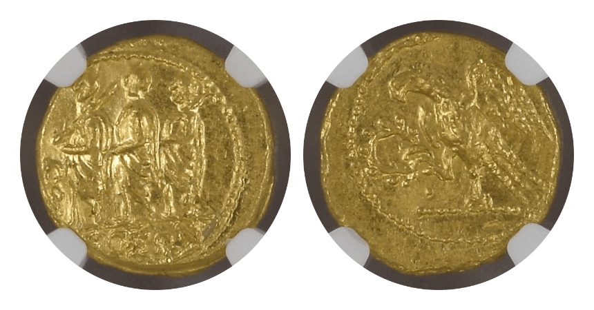 【MS 4/5 4/5】紀元前54年 古代ギリシャ コソン トラキア スキタイ スターテル金貨