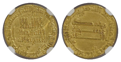 AH389-421　イスラム王朝 ガズナ朝 マフムード ディナール金貨 MS62 MS62】959/60年（ヒジュラ歴348年）イスラム王朝 サーマーン朝