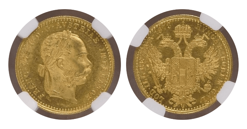 【適正価格！トップ2グレード】ダカット金貨 フランツ・ヨーゼフ1世 MS65 適正価格！トップ2グレード】ダカット金貨 フランツ・ヨーゼフ1