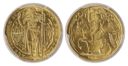 【MS65】1929年 チェコスロバキア キリスト教伝来 1000周年記念 1ダカット金貨