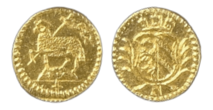 【MS65】1700年 神聖ローマ帝国 ドイツ ニュルンベルク ラムダカット 1/16ダカット金貨