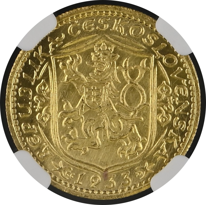 MS64】1933年 チェコスロバキア 1ダカット金貨 | すべての商品