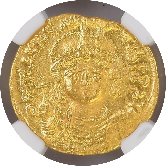 ビザンティン帝国 金貨 AD 582-602 JCC | ジャパンコインキャビネット / ビザンチン帝国 582-602