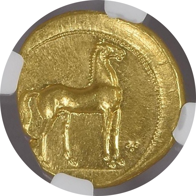 MS 5/5 4/5】紀元前350年?320年 古代カルタゴ ゾイジターナ スターテル