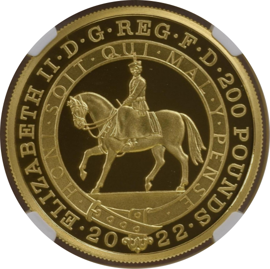 PF70 ULTRA CAMEO】2022年 エリザベス2世 即位70周年記念プラチナ