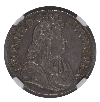 フランスアンティーク ラ・マルシュ伯領 デニール銀貨 中世鋳造 希少 XF45】1679年 フランス ルイ14世 エキュ銀貨 | すべての商品