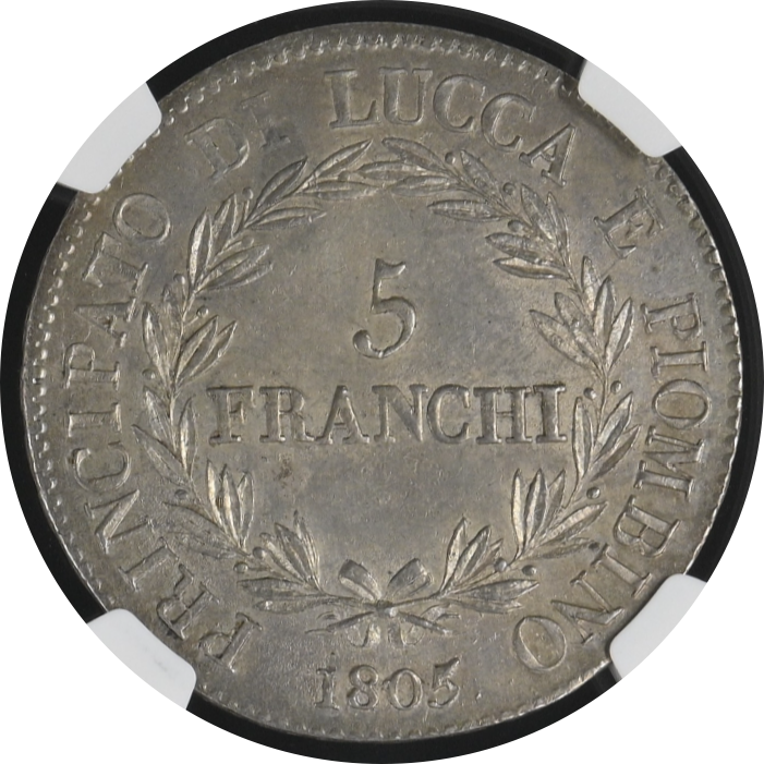 MS62】1805年 イタリア ルッカ・エ・ピオンビーノ公国 フェリーチェ