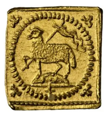 MS66】1700年 神聖ローマ帝国 ドイツ ニュルンベルク 角ラムダカット