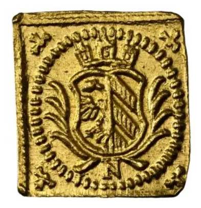 MS66】1700年 神聖ローマ帝国 ドイツ ニュルンベルク 角ラムダカット