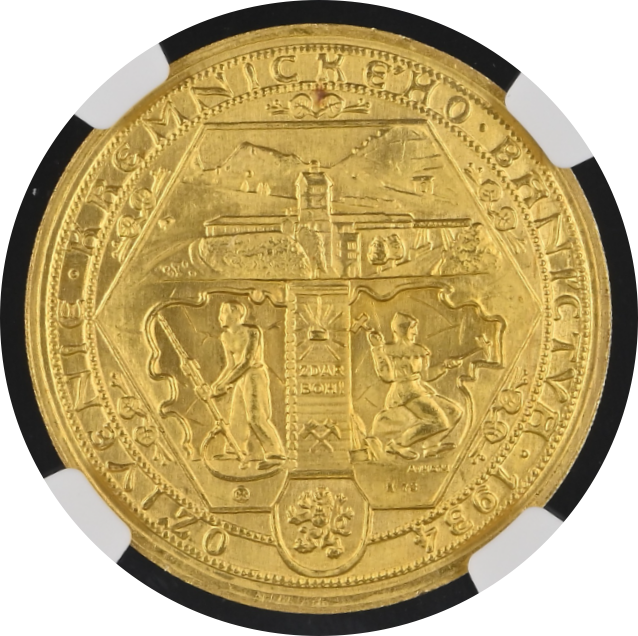 MS67】1934年 チェコスロバキア クレムニツァ鉱山再開記念 リスト